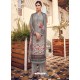 Grey Latest Designer Casual Wear Palazzo Suit