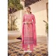 Pink Latest Designer Casual Wear Palazzo Suit