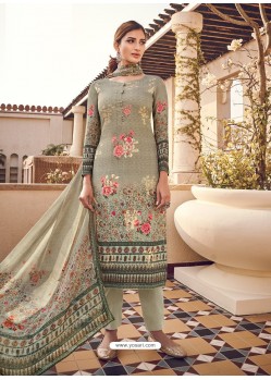 Taupe Latest Designer Casual Wear Palazzo Suit