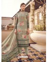 Taupe Latest Designer Casual Wear Palazzo Suit