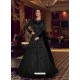 Black Latest Designer Heavy Embroidered Party Wear Anarkali Suit