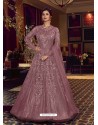 Old Rose Latest Designer Heavy Embroidered Party Wear Anarkali Suit