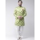 Green Readymade Designer Indo Western Sherwani