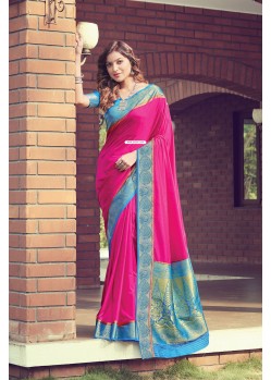 Rani Designer Traditional Wear Pure Silk Sari