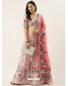 Baby Pink Latest Designer Wedding Wear Lehenga Choli