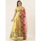 Light Yellow Latest Designer Wedding Wear Lehenga Choli