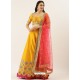 Yellow Latest Designer Wedding Wear Lehenga Choli