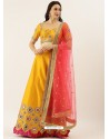 Yellow Latest Designer Wedding Wear Lehenga Choli