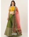 Mehendi Latest Designer Wedding Wear Lehenga Choli