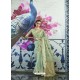 Sea Green Designer Traditonal Wear Tissue Zari Organza Sari