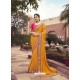 Yellow Designer Traditonal Party Wear Silk Sari