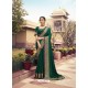 Dark Green Designer Traditonal Party Wear Silk Sari