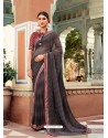 Multi Colour Casual Designer Printed Georgette Sari