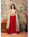 Red Dazzling Designer Party Wear Lehenga Choli