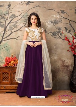 Purple Dazzling Designer Party Wear Lehenga Choli