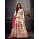 Off White Latest Designer Heavy Embroidered Party Wear Anarkali Suit