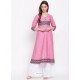 Pink Designer Readymade Party Wear Kurti