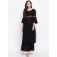 Black Designer Readymade Party Wear Kurti