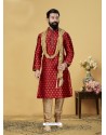 Maroon Exclusive Readymade Kurta Pajama