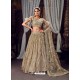 Gold Heavy Embroidered Designer Net Wedding Lehenga Choli