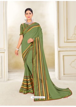 Mehendi Scintillating Latest Designer Party Wear Sari