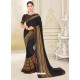 Black Scintillating Latest Designer Party Wear Sari