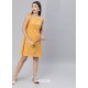 Yellow Latest Designer Party Wear Kurti