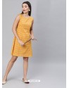 Yellow Latest Designer Party Wear Kurti