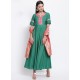 Aqua Mint Latest Designer Party Wear Kurti