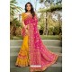Rani Dazzling Designer Wedding Wear Silk Sari