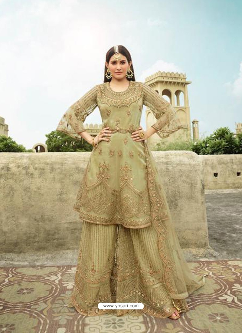 Sareetag Green Designer Digital print Cotton Salwar Suit – Sareetag