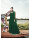 Dark Green Designer Party Wear Heavy Georgette Palazzo Suit