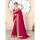 Rani Designer Party Wear Vichitra Bloming Silk Sari