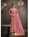 Pink Designer Party Wear Art Silk Sari