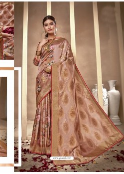 Multi Colour Latest Designer Party Wear Silk Sari