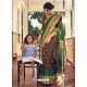 Copper Designer Party Wear Art Silk Sari