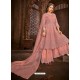 Peach Stylish Designer Embroidered Wedding Suit