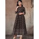 Coffee Designer Party Wear Readymade Long Kurti