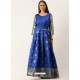 Royal Blue Designer Party Wear Readymade Long Kurti