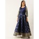 Dark Blue Designer Party Wear Readymade Long Kurti