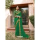 Forest Green Designer Casual Wear Printed Sari