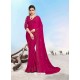 Rose Red Latest Designer Party Wear Fancy Sari