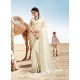 Off White Latest Designer Party Wear Fancy Sari