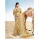 Gold Latest Designer Party Wear Fancy Sari