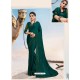 Dark Green Latest Designer Party Wear Fancy Sari