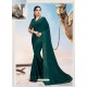 Teal Blue Latest Designer Party Wear Fancy Sari