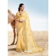 Cream Latest Designer Party Wear Fancy Sari