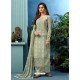 Olive Green Latest Heavy Designer Party Wear Pure Muslin Suit