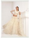 Off White Latest Designer Wedding Wear Lehenga Choli