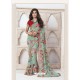 Sea Green Designer Casual Wear Pure Georgette Sari
